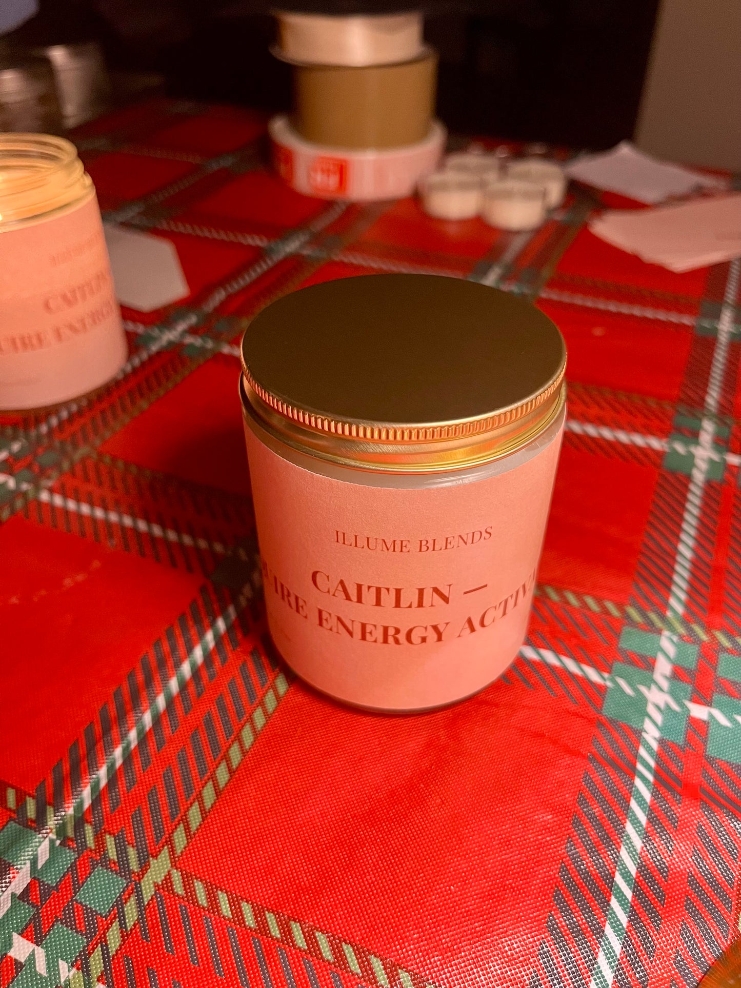 Custom Candle | Caitlin — Esquire Energy Activated